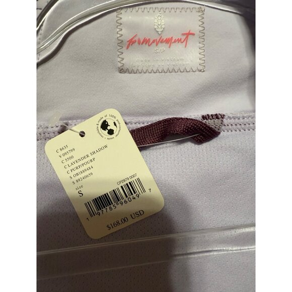 Free People FP Movement Dasher Run Jacket in Lavender Shadow NWT Small $168 - Picture 9 of 11